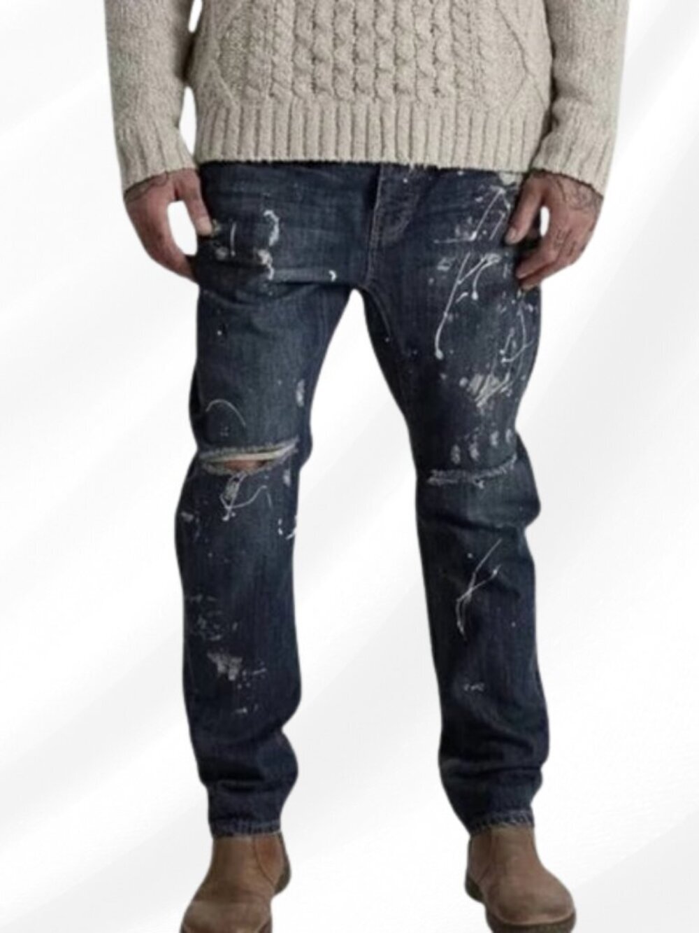 Man X OneTeaspoon Distressed Cowboy Mr Golds Jeans Size 32R